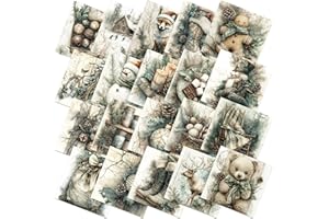 Ganeen 60 Pcs 10 x 10 Inch Vintage Green Christmas Quilting Fabric Squares Snowman Fat Patchwork Precut Strips Gingerbread Reindeer Fabric Bundles for Winter Xmas DIY Craft Sewing Handmade Material