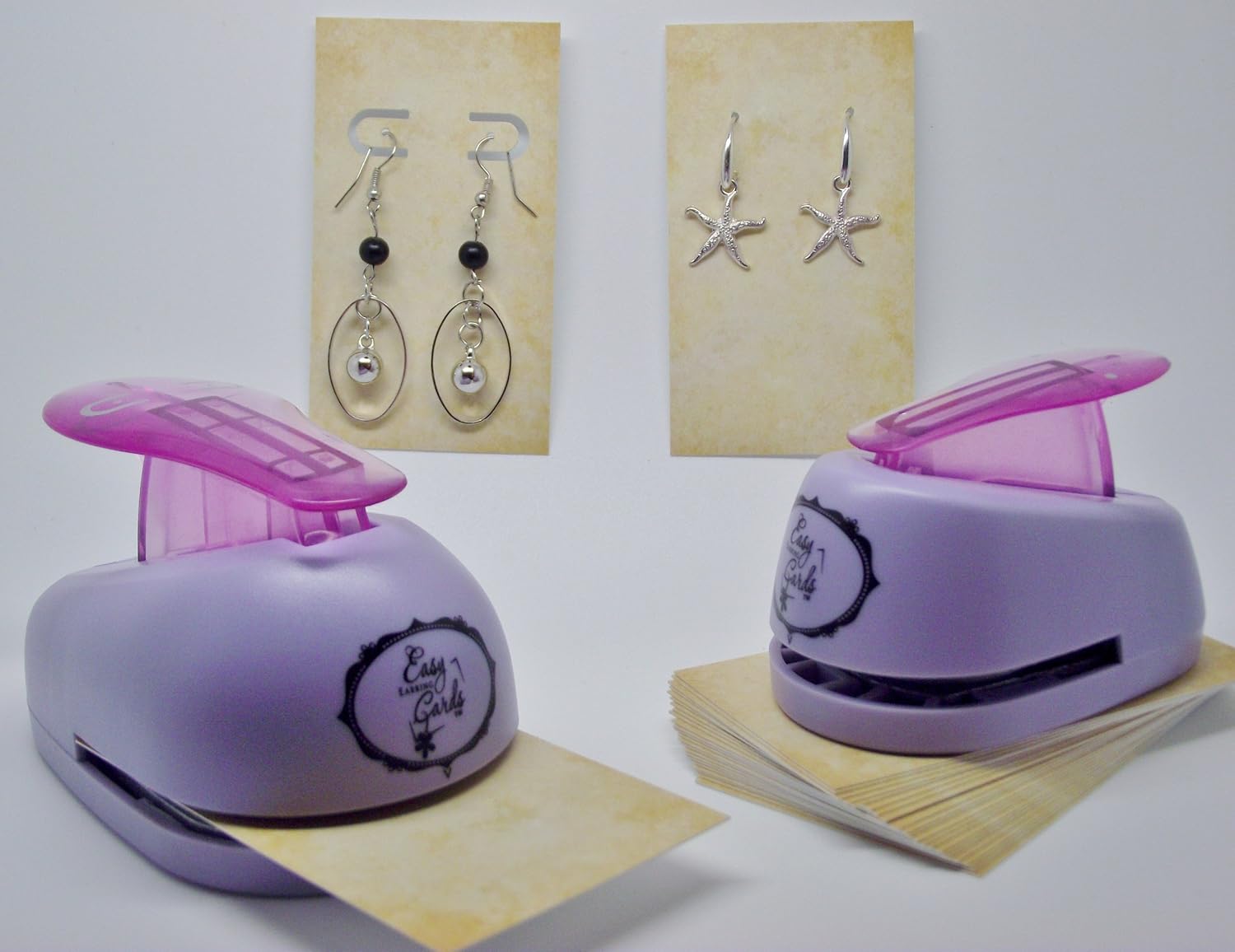Amazon.de Packasmile Easy Earring Cards Punch Kit, Includes Leverback