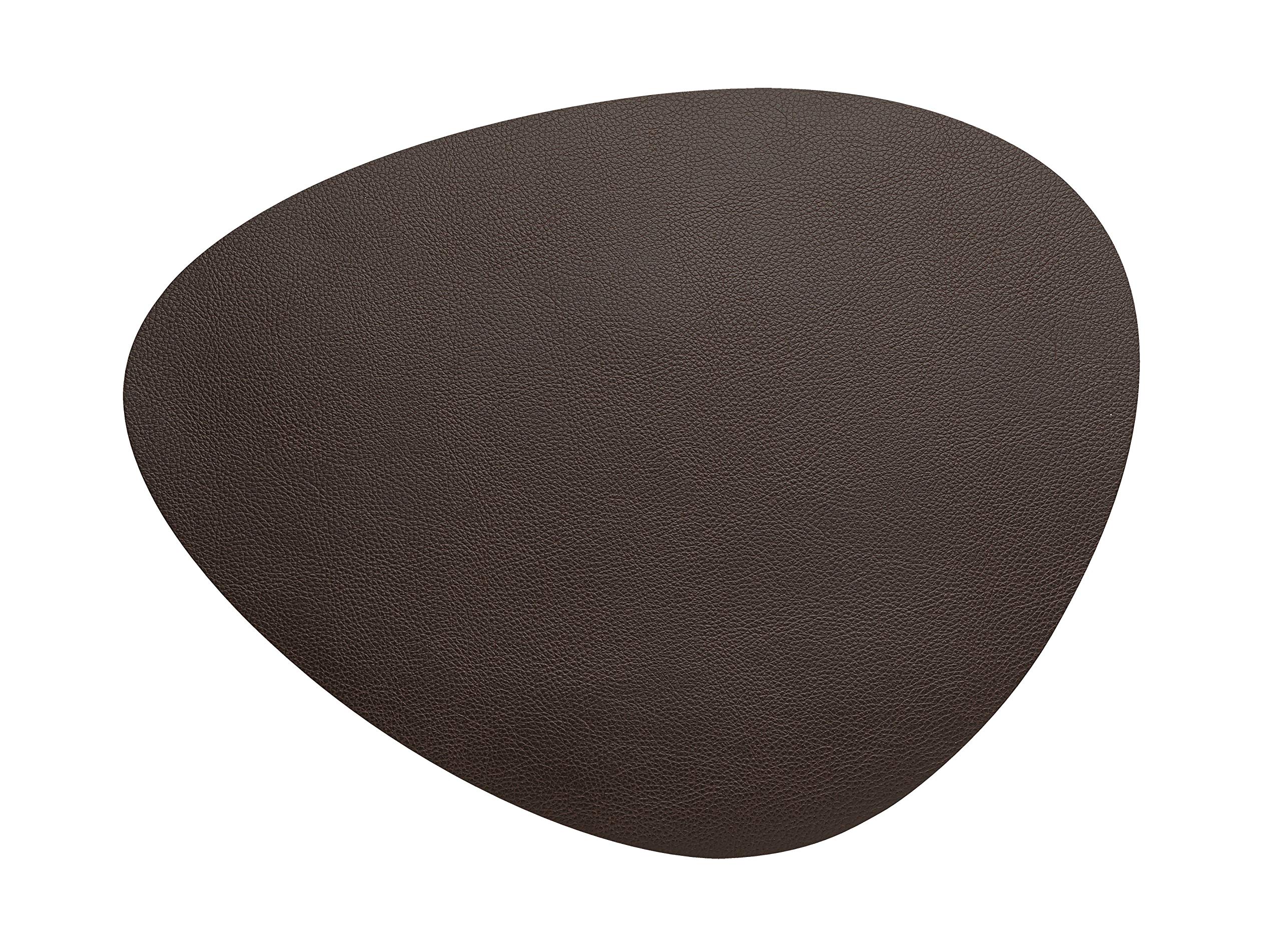 LACOR Placemat, Leather, Brown, 45 x 35 cm