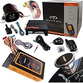 Avital 5303L Car Alarm Remote Start and Keyless Entry Vehicle Security System with 2-way LCD Remote-Set