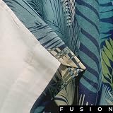 Fusion Tropical 100% Cotton Eyelet Curtains Pair 66x90 Multicolour view 2