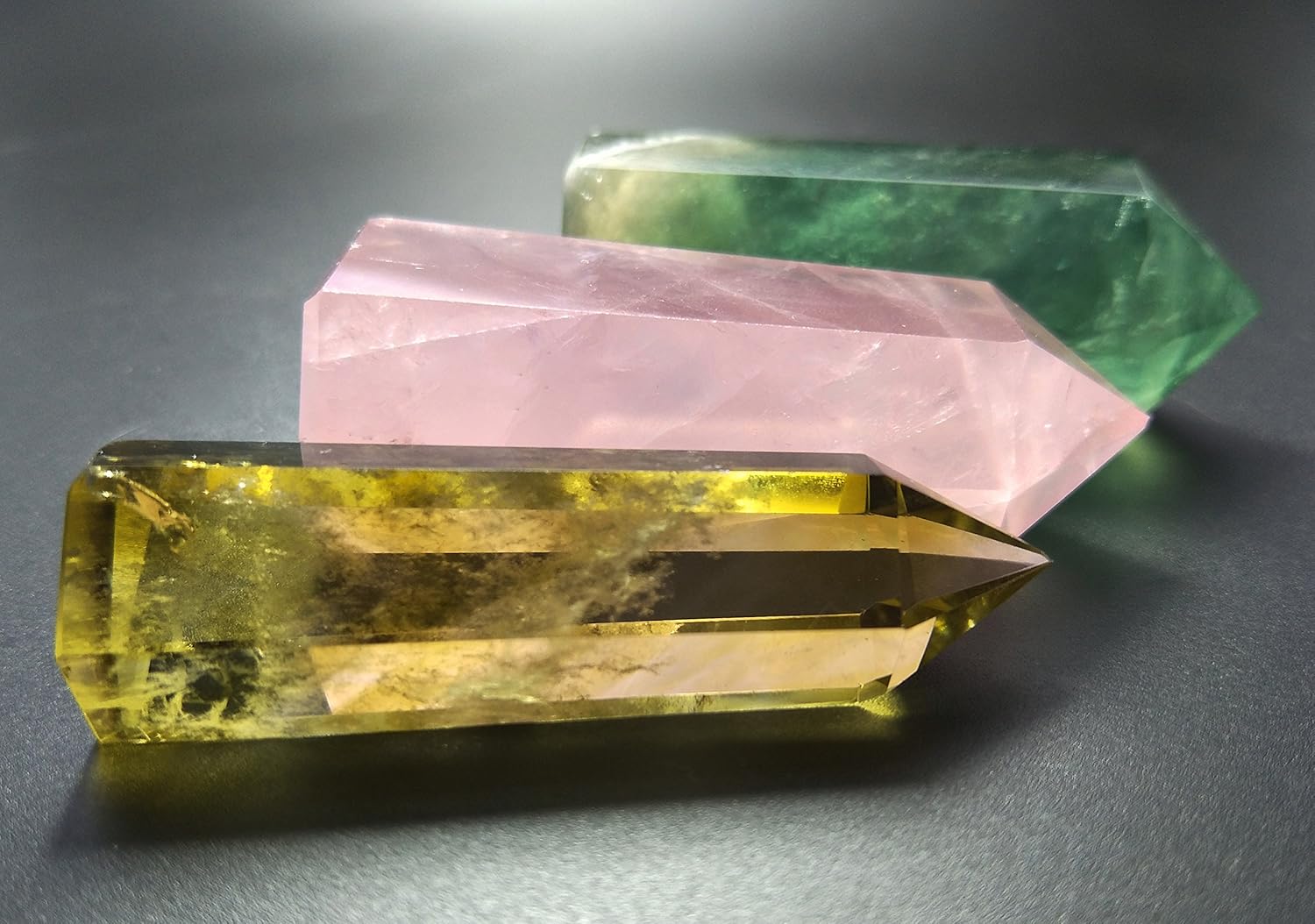 3-Piece Crystal Wands of Rose Quartz - Image 4