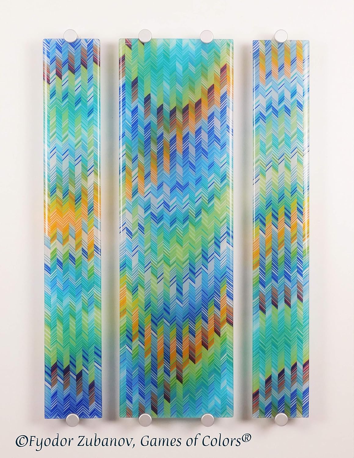 Amazon Com Decorative Fused Glass Wall Panels Aurora Handmade