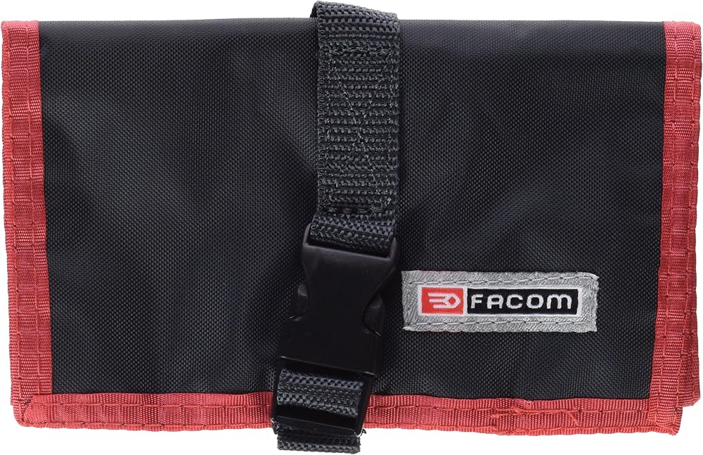 Facom N.38A-9C Nylon Pencil Case Roll Organizer Tool Pouch