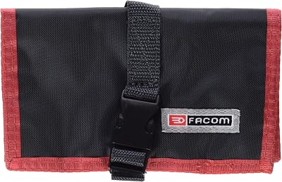 Facom N.38A-9C Nylon Pencil Case Roll Organizer Tool Pouch