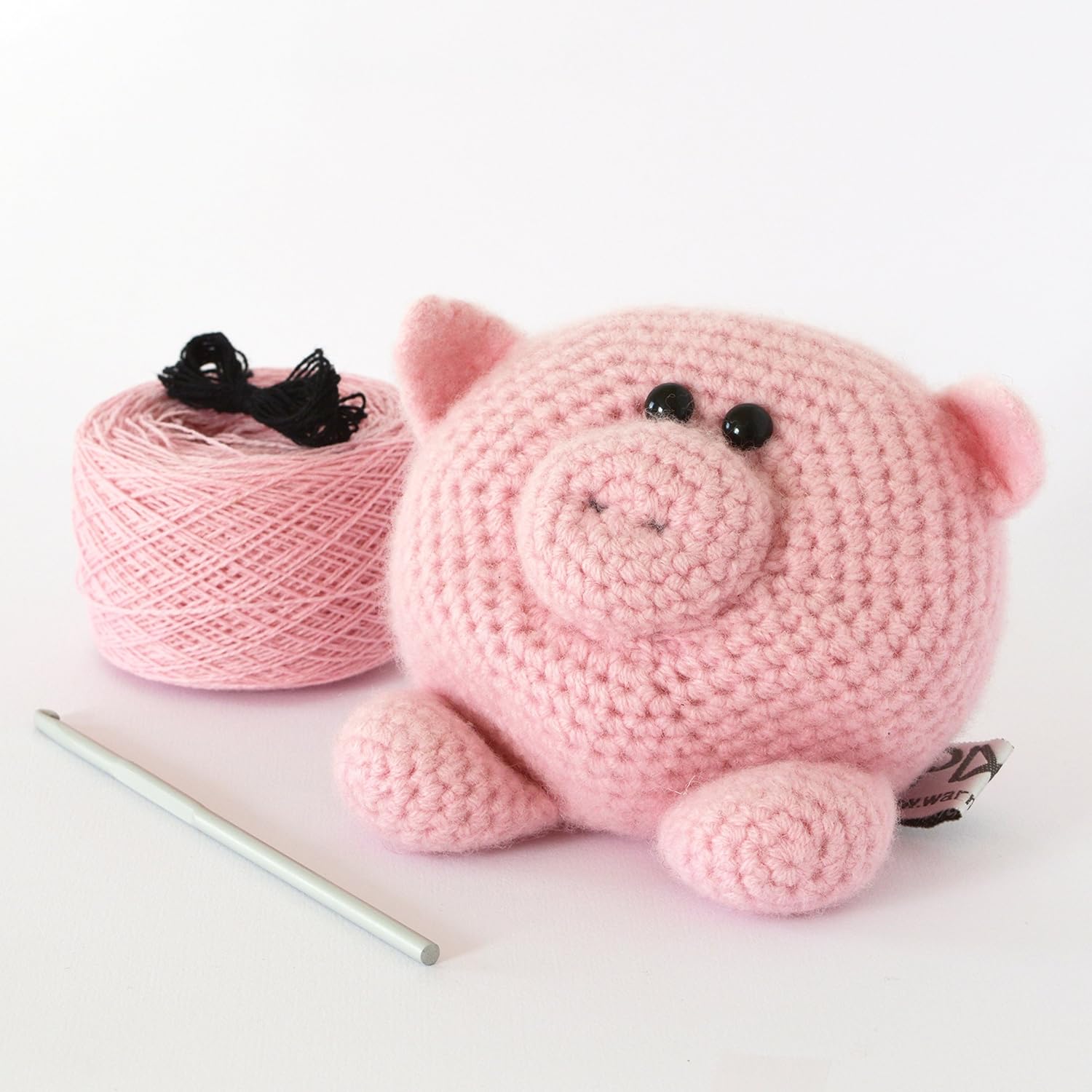 DIY Crochet Kit Little Pig,DIY Crochet Kits,Amigurumi Kit