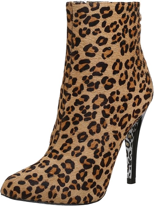charles david leopard booties