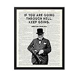 Poster Master Keep Going Poster - Winston Churchill