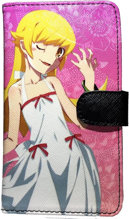 Amazon 物語シリーズ スマホケース スマートフォンケース Iphone6 手帳型 カバー グッズ スマホ 終物語 憑物語 化物語 物語 Iphone 忍野忍 パープル アニメ 萌えグッズ 通販