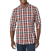 Amazon Essentials Men's Long-Sleeve Slim-Fit Stretch Poplin Shirt