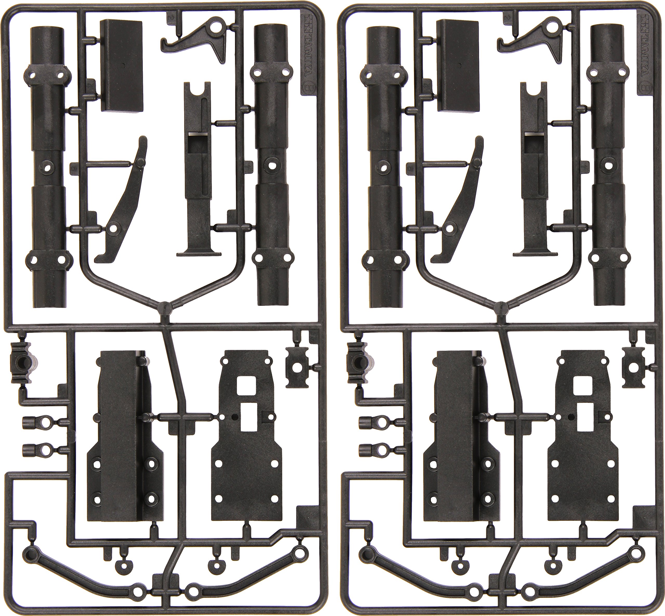 Tamiya 56525-1:14 B-Parts Trailer Axles Reinforced Vehicle