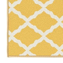 Machine Washable Moroccan Trellis Design Non-Slip