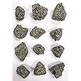 MINERALUNIVERSE 1/2 LB Pyrite Crystal Stone - Large Chunks Iron Pyrite Fool's Gold - Bulk Raw Natural Crystal Rough Stones
