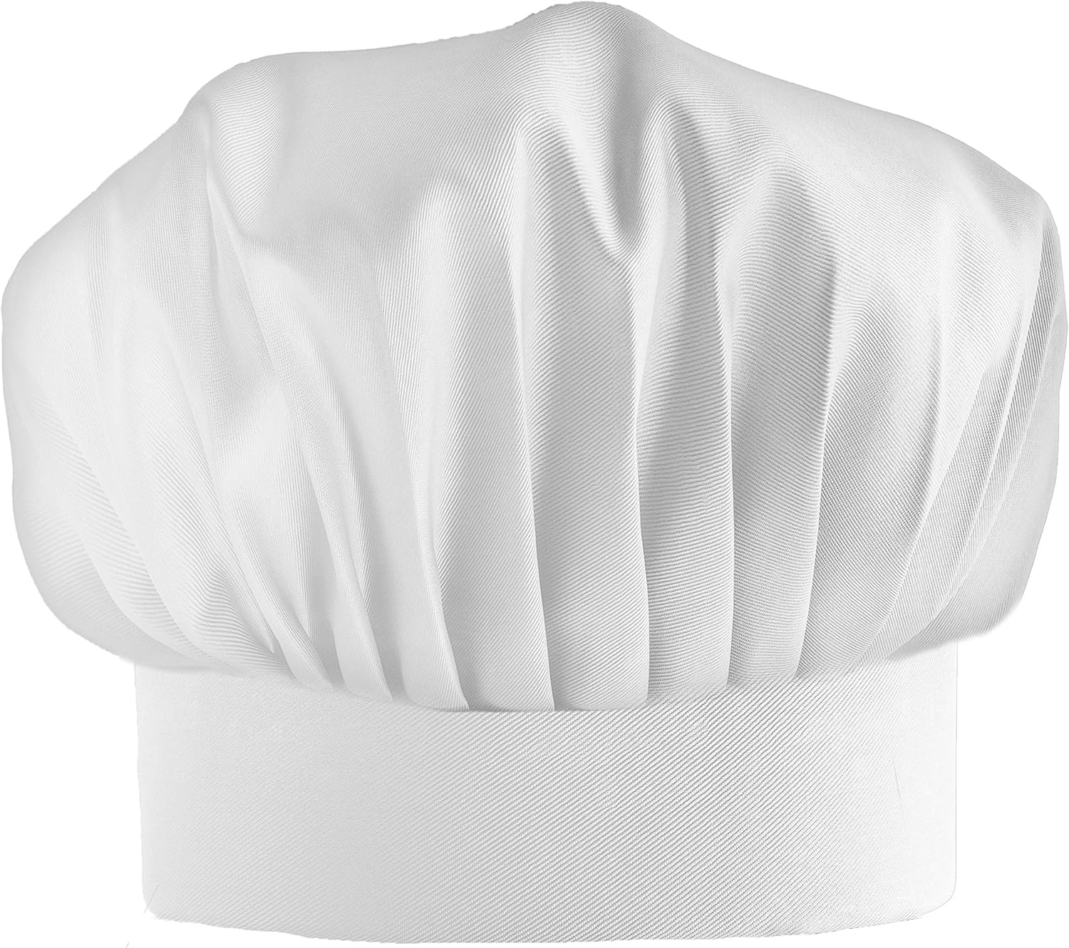 APRON DADDY Chef Hat - Adult Adjustable Kitchen Cooking Hat for Men & Women Chefs - Reusable and Washable Durable Cook Cap - White: Clothing