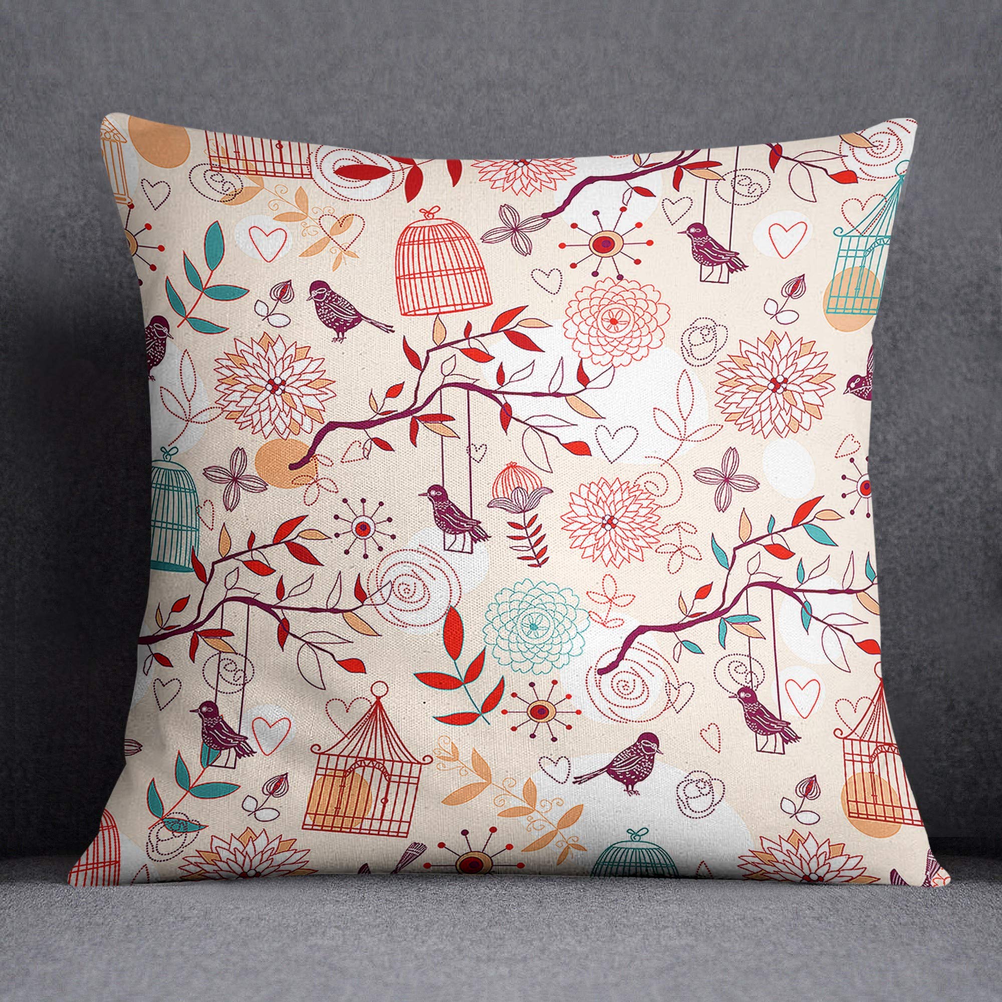 Bonamaison Decorative Cushion Cover, Multi, 45x45