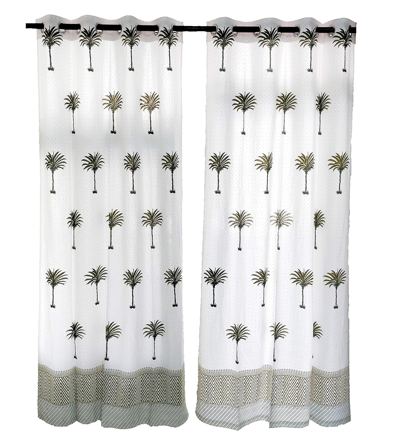 Buy Blocks Of India Hand Block Printed Cotton Daylight Door