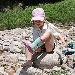 LANCDON Toddler Rain Boots for Boys and Girls