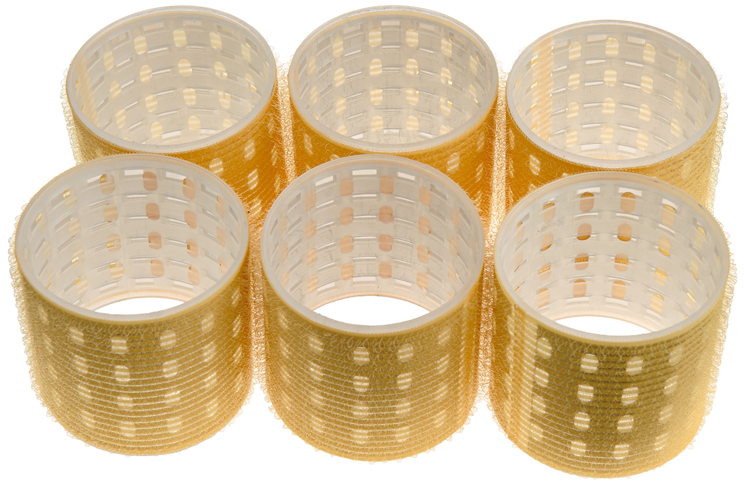 Fripac-Medis Thermo Magic Rollers 64 mm, Yellow - Pack of 6