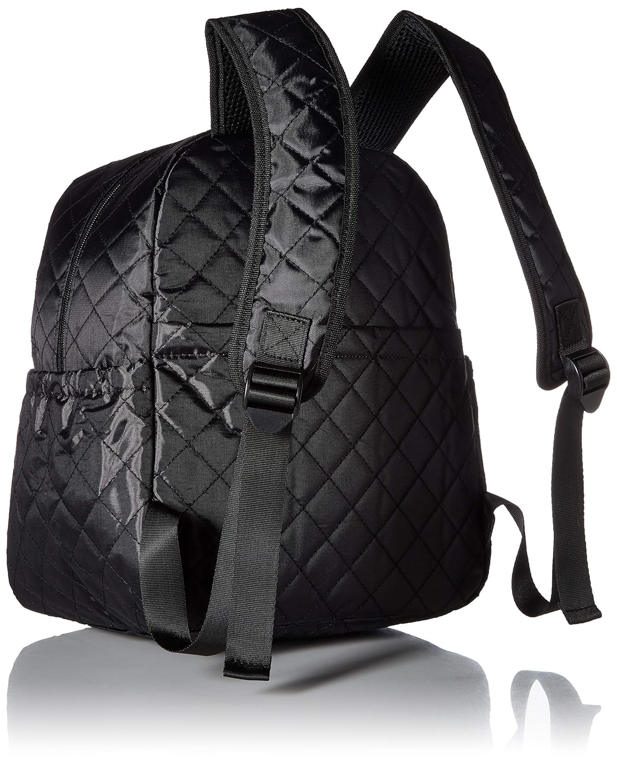 black quilted lunch bag