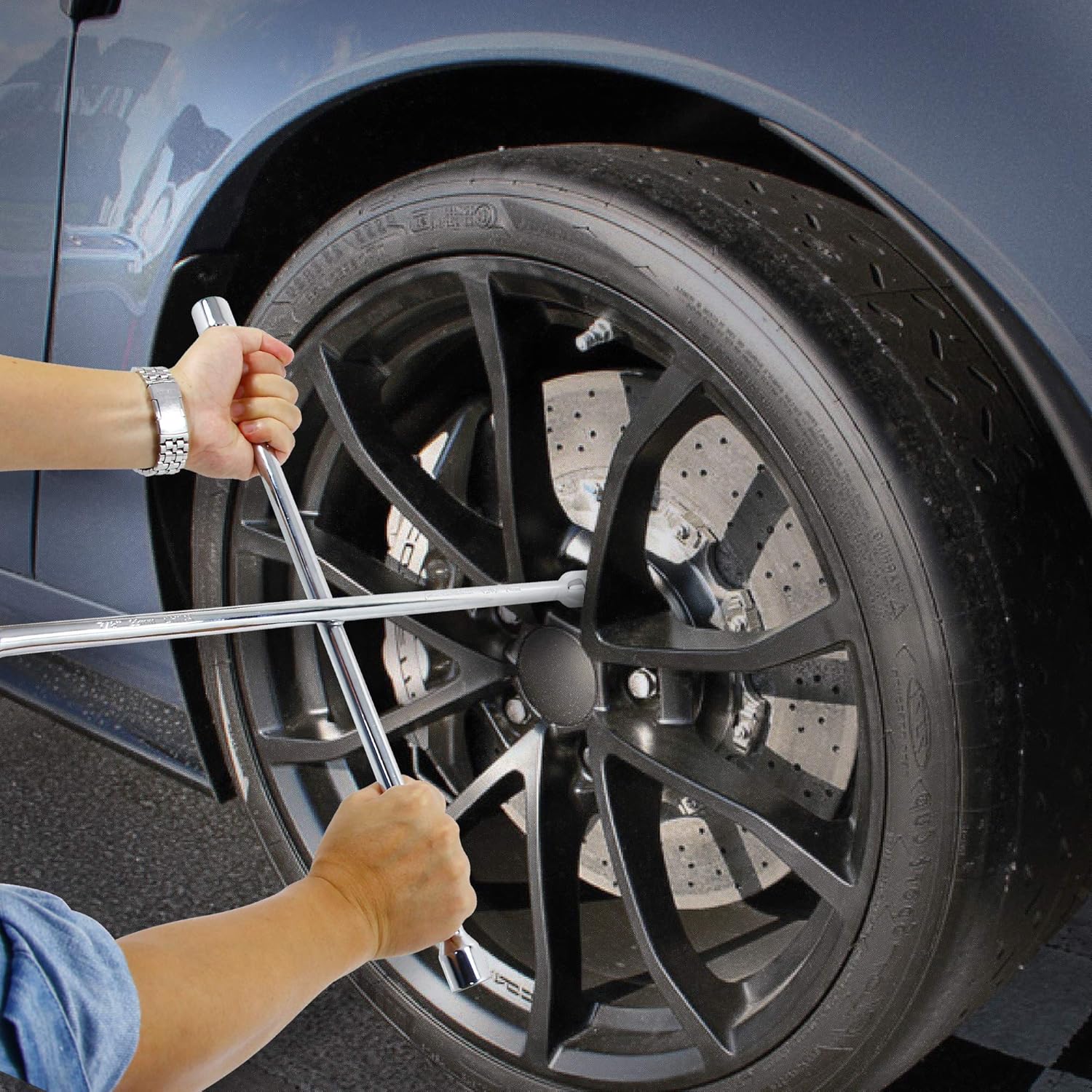 Powerbuilt 940558 14" Universal Lug Wrench: Automotive