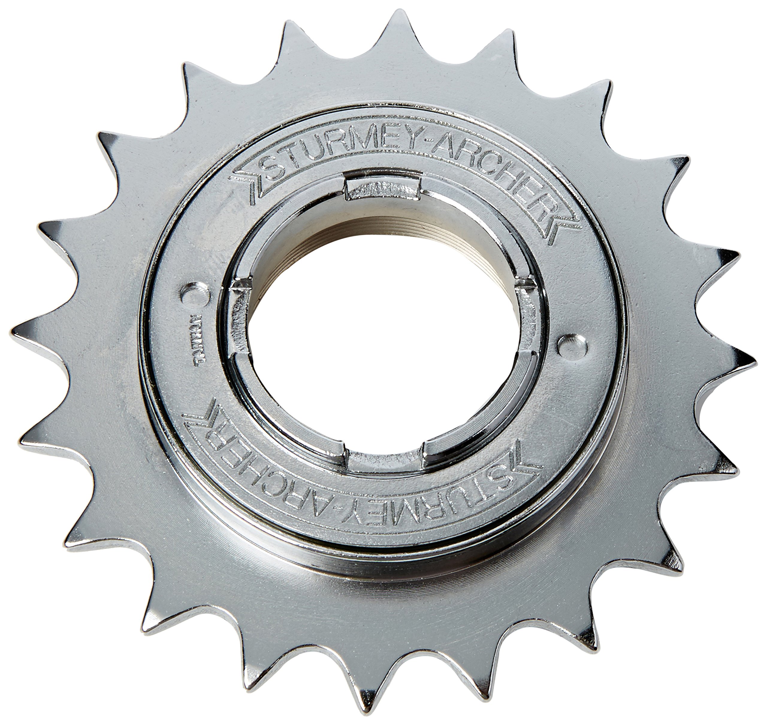 SunRace 20 Teeth Wheel for Chain - Chrome, 1/2 x 1/8 Inch