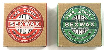 Sex Wax Mr Zogs Surfbrett-Wachs, Basislack und Decklack für kaltes Wasser