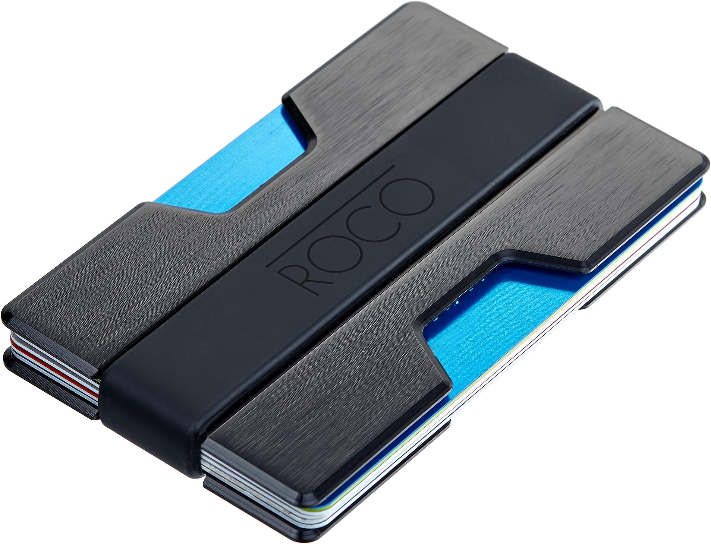 ROCO MINIMALIST Aluminum Slim Wallet RFID BLOCKING Money Clip - No.2