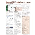 Microsoft 365 (Office 365) Essentials Quick Reference Guide - Windows Version (Cheat Sheet of Instructions, Tips & Shortcuts - Laminated Card)