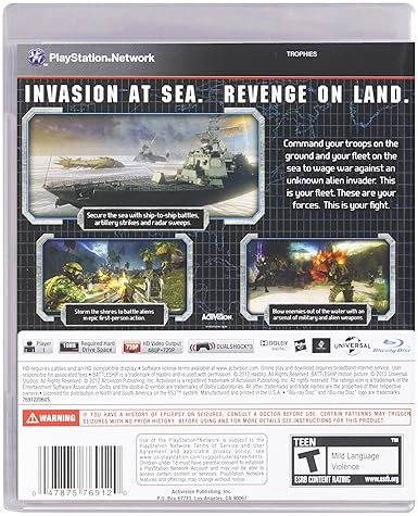 Amazon Com Battleship Ps3 Activision Inc Video Games