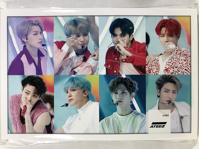 Amazon Ateez エイティーズ グッズ ポストカードサイズ フォトスタンド 15枚セット Photo Stand 15sheets Tradeplace K Pop 韓国製 アイドル 芸能人グッズ 通販
