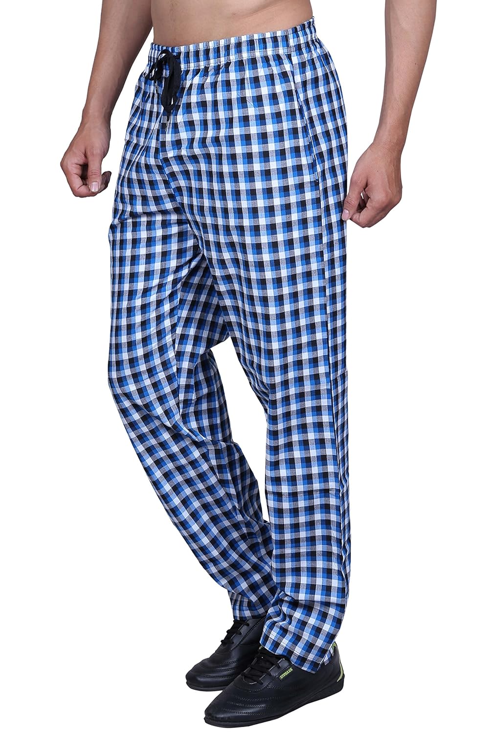 maxis men's cotton pyjama bottoms(pack of two)