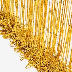 Gold Fringe Curtain Tinsel Backdrop - GREATRIL Foil