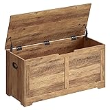 VASAGLE Storage Chest, Storage Trunk with 2 Safety