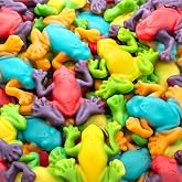 Gummy Frogs, Assorted Fruit Frog Gummies, Chewy Candy, 1 Lb Bag | Sweet and Sour Gummy Candy
