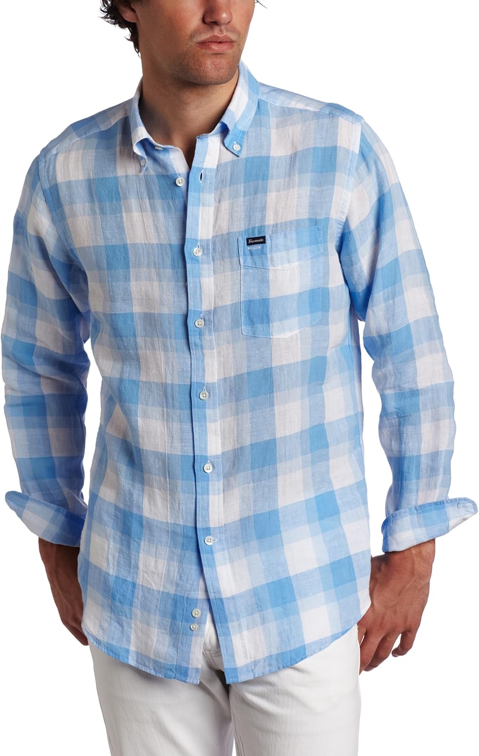 Faconnable Men's Plaid Shirt Clothing