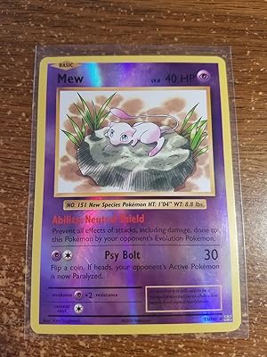 Buy Pokemon Mew 53 108 Xy Evolutions Reverse Holo Online In Vietnam B01m745lyo