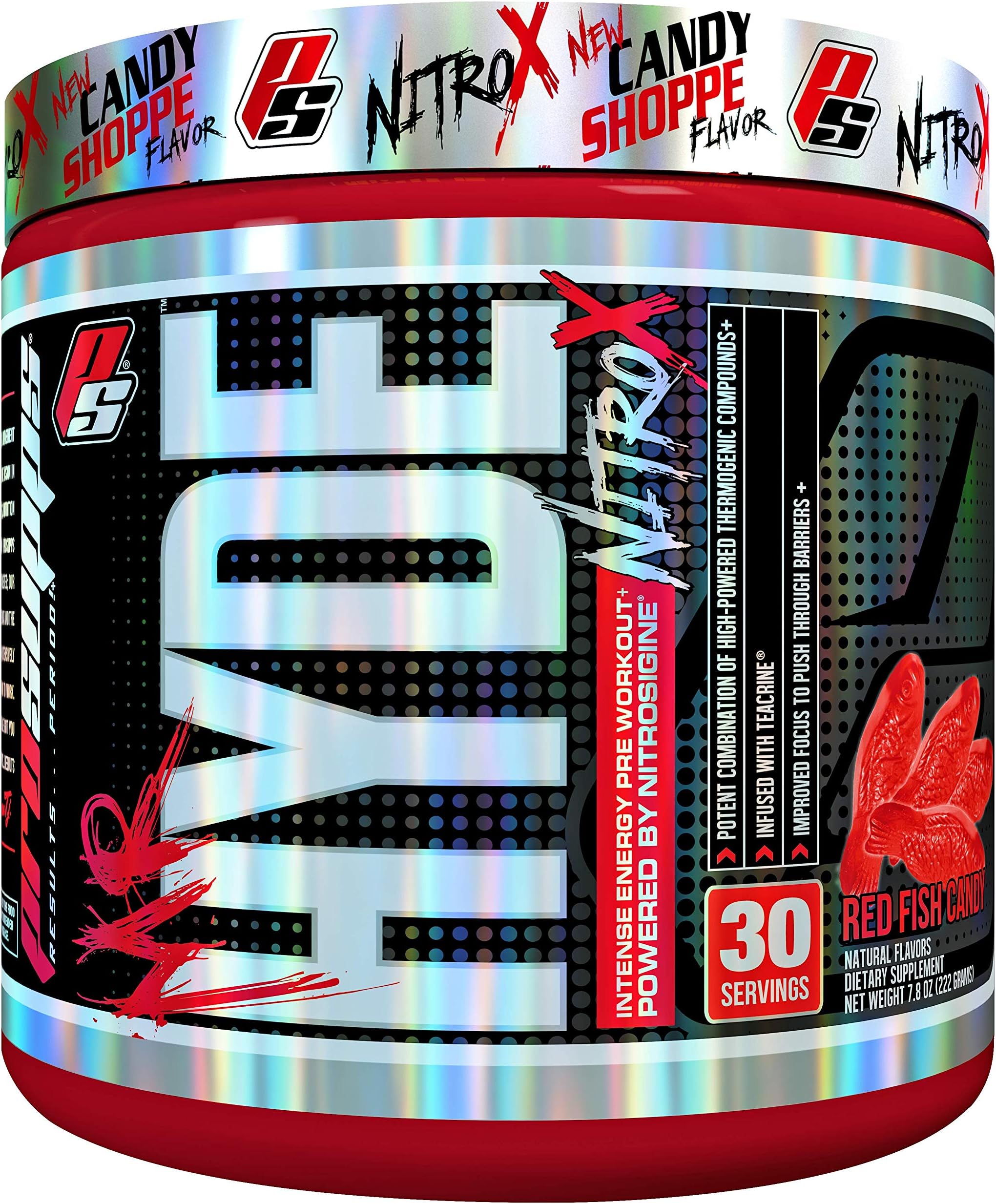 ProSupps Mr. Hyde NitroX Pre-Workout Powder Energy & Nitric Oxide Boosting Drink, Intense Sustained Energy, Pumps & Focus Powered by Yohimbe, Beta Alanine, Creatine & Nitrosigine, 30 True Servings