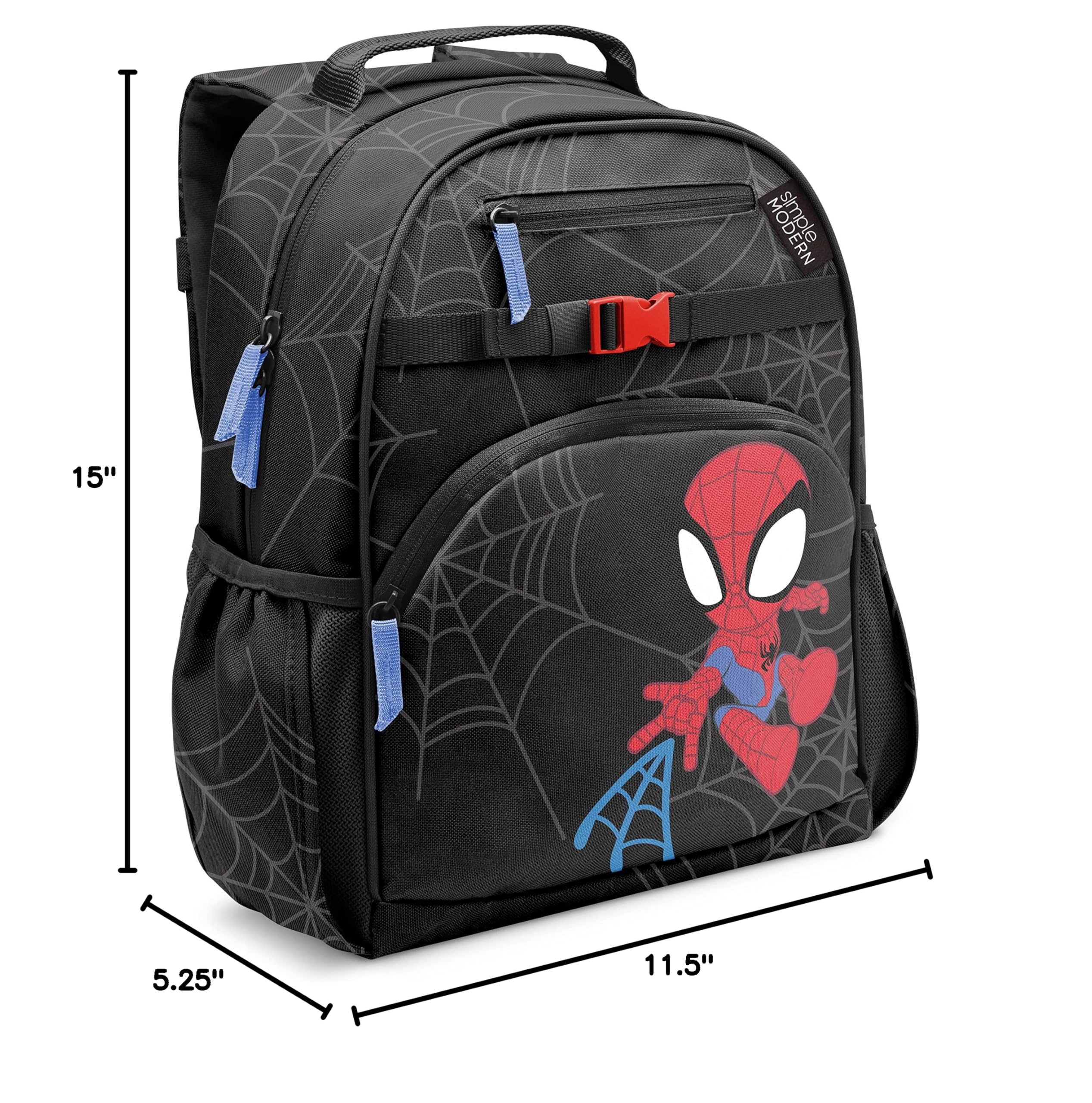 Simple Modern Medium Marvel Toddler Backpack for School Girls and Boys | Kindergarten Elementary Kids Backpack | Fletcher Collection | Kids - 15