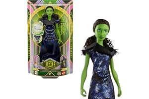 Mattel Universal Pictures' Wicked for Good Singing Elphaba Poupée tendance avec tenue amovible, inspirée du film, chante « fo