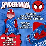 Spider-Man Hooded Towel 100% Cotton Poncho Kids Bath Beach Wrap view 3
