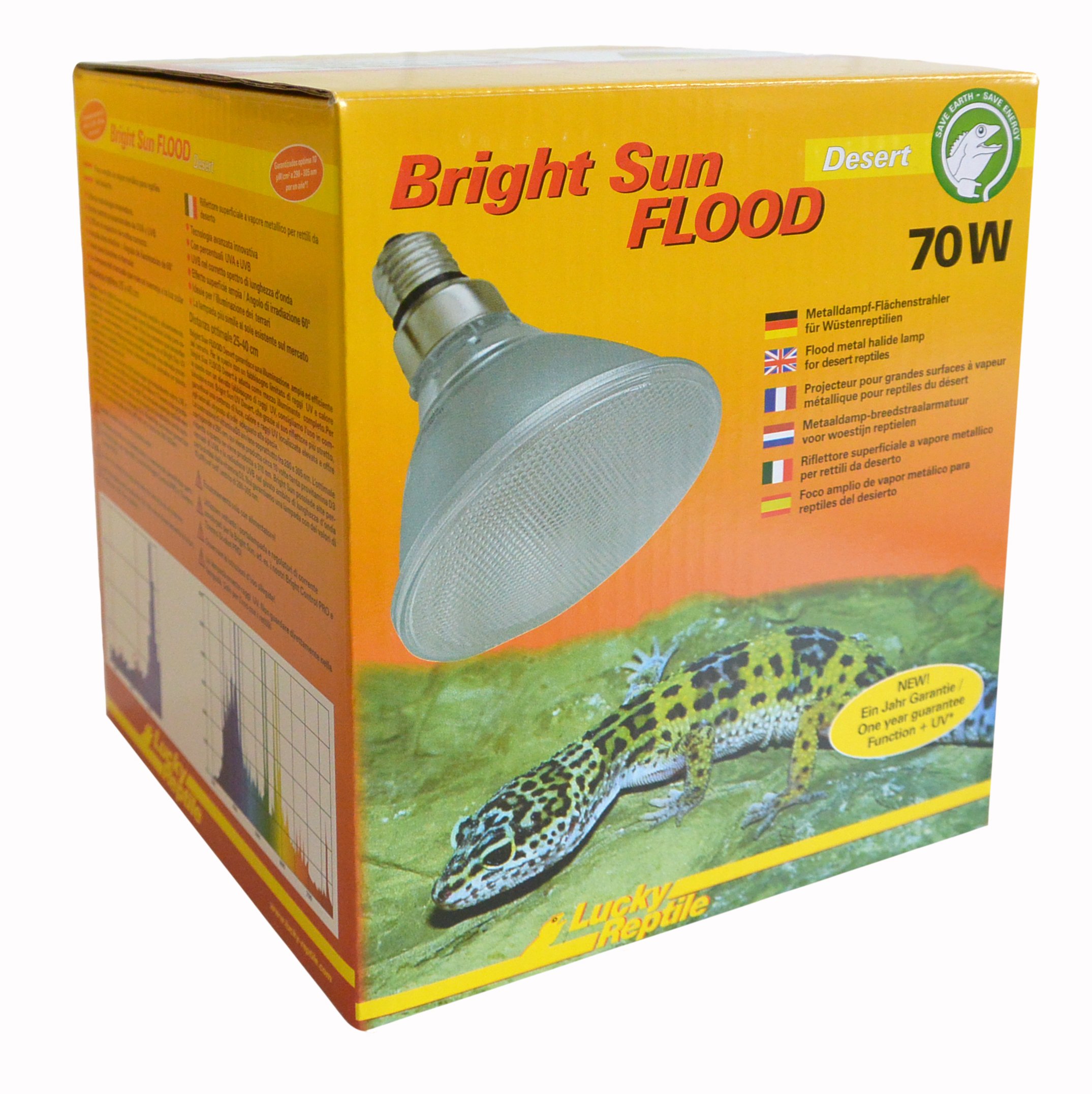 Lucky Reptile BSFD-70 Bright Sun Flood Desert, 70 Watt