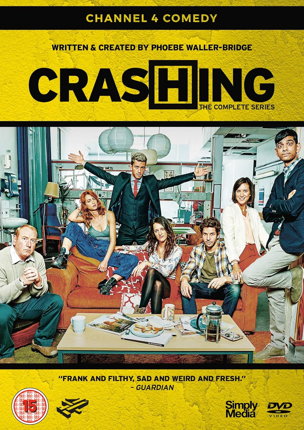 Crashing The Complete Series DVD E4 Original Comedy Reino Unido