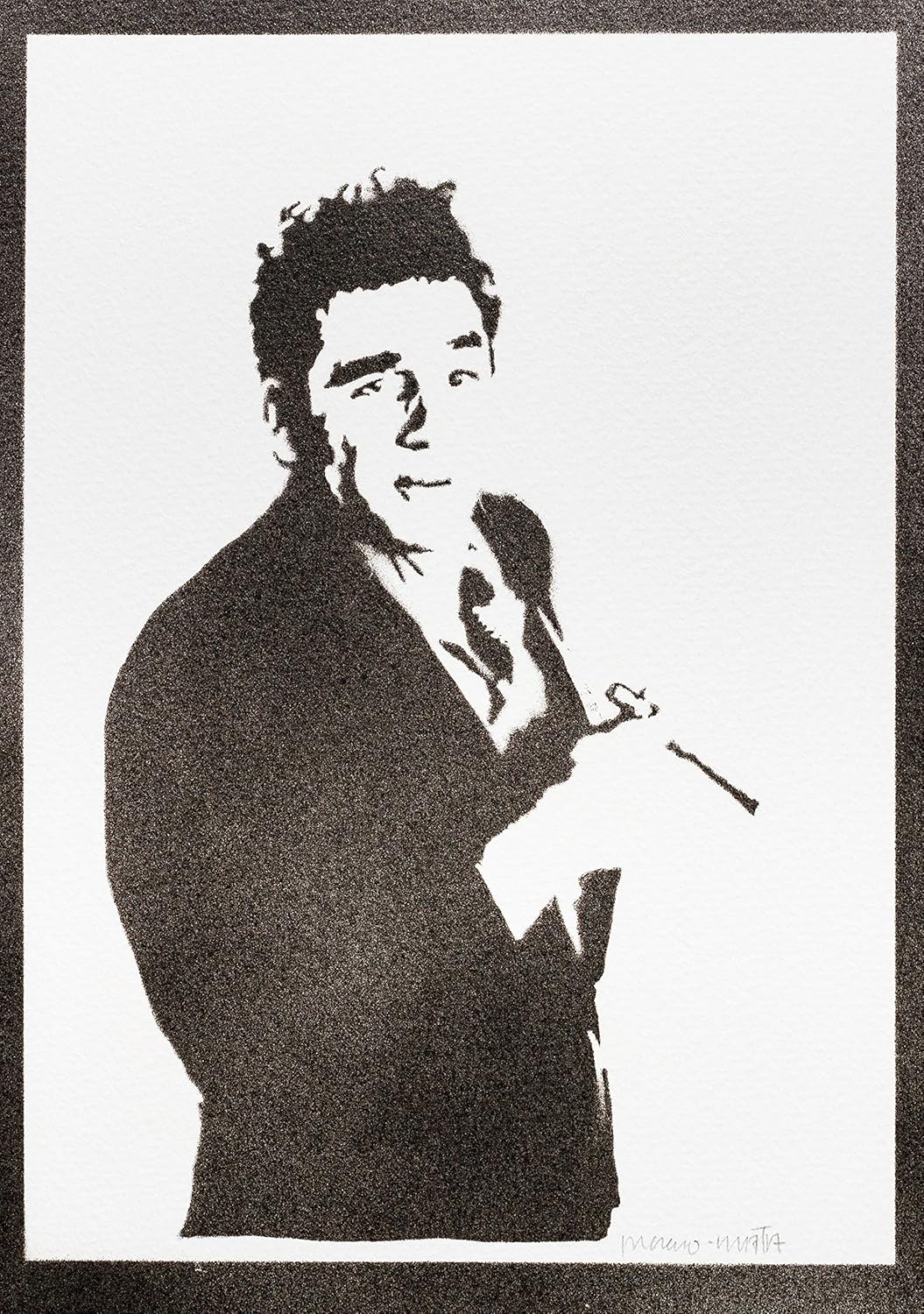 Kramer Seinfeld Poster Plakat Handmade Graffiti Street Art Artwork