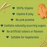 Organix Banana Bread Biscuits Toddler Snacks Gingerbread Men 135g Pack of 6 view 4