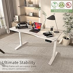 Monomi Height Adjustable Electric Standing Desk, 55