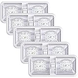 5 Pack Leisure LED RV LED Ceiling Double Dome Light Fixture with ON/OFF Switch Interior Lighting for Car/RV/Trailer/Camper/Bo