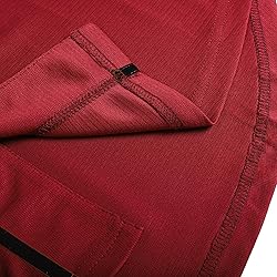 DEHANER Maroon Men's Baseball Jersey for Women