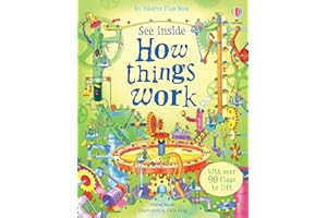 See Inside How Things Work: A Usborne Flap Book Revealing Car Engines, Submarines, and Machines for Kids (Ages 6-9)
