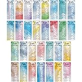 120 PCS Bible Emergency Numbers Bookmarks, 30 Designs Christian Book Markers, Double Sided Printing Bible Verse Bookmarks, Religious Gift for Women, Men, Church Supplies, Book Lovers (2.4” x 6.1”)