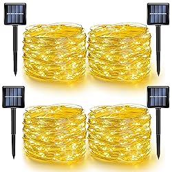 Dazzle Bright 4 Pack Solar String Lights